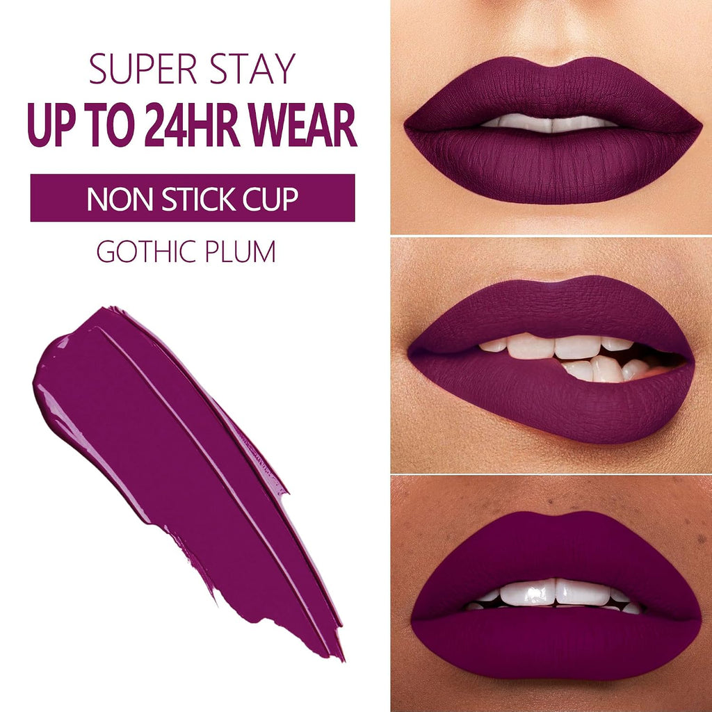 Purple Plum Matte Liquid Lipstick Trio
