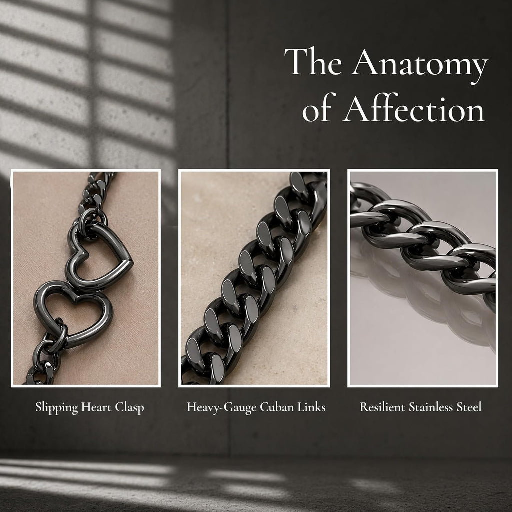 Heart O-Ring Slip Chain Necklace