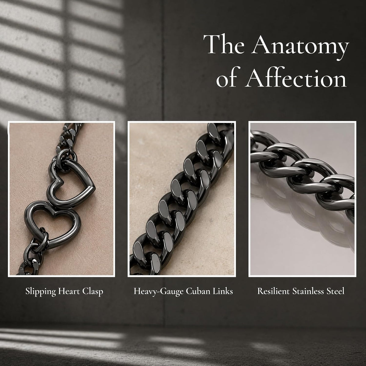 Heart O-Ring Slip Chain Necklace