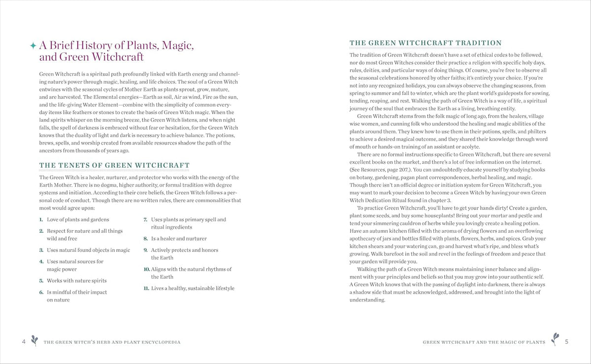 The Green Witch'S Herb and Plant Encyclopedia
