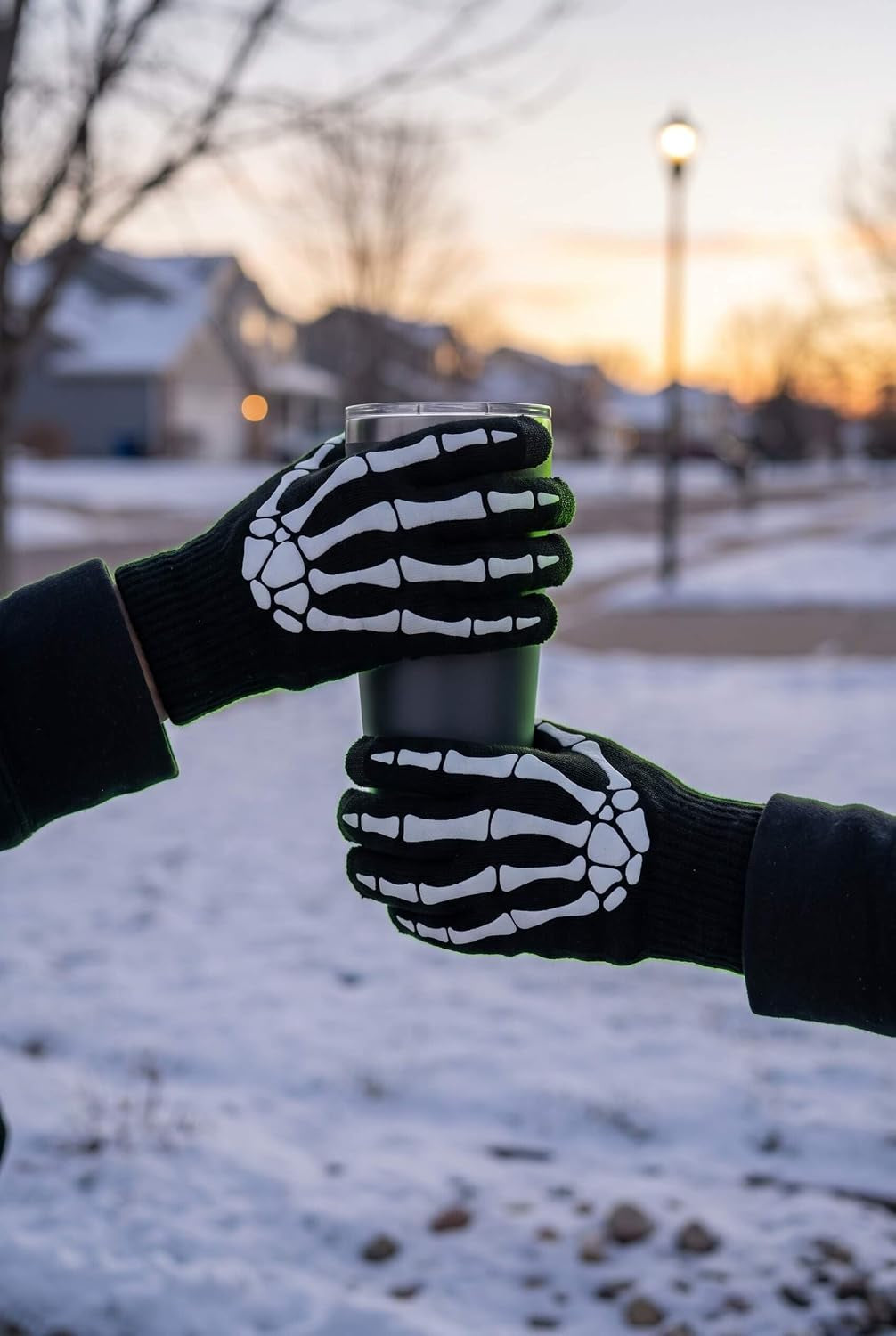 Skeleton Bone Gloves, 2 Pairs