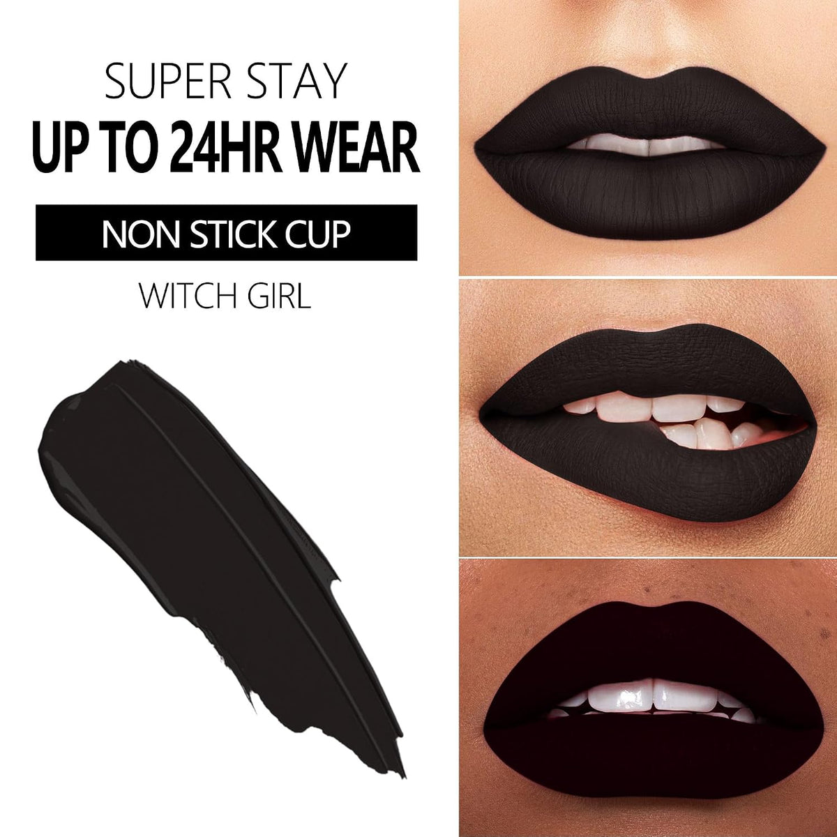 Witch Girl Black Matte Liquid Lipstick