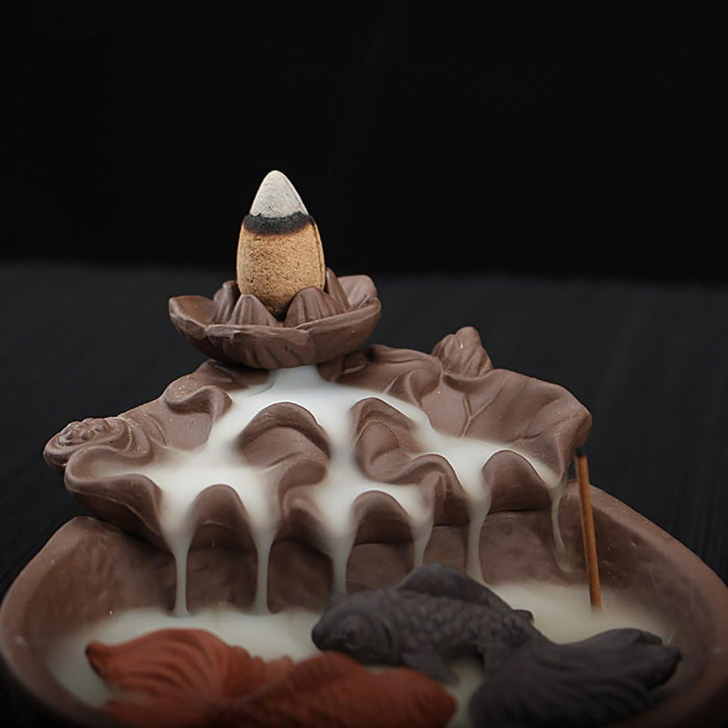 Purple Clay Backflow Incense Burner
