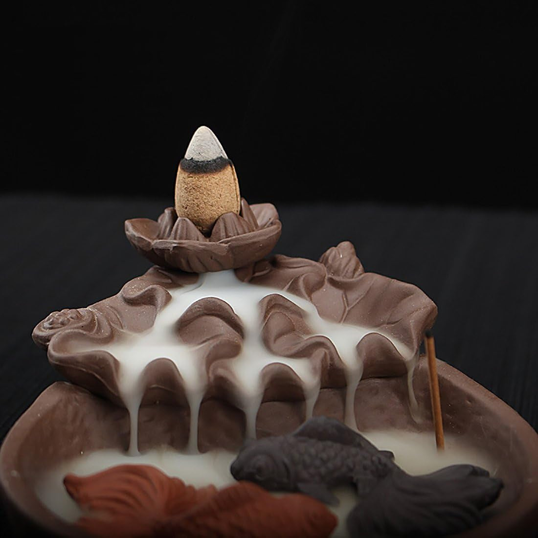 Purple Clay Backflow Incense Burner