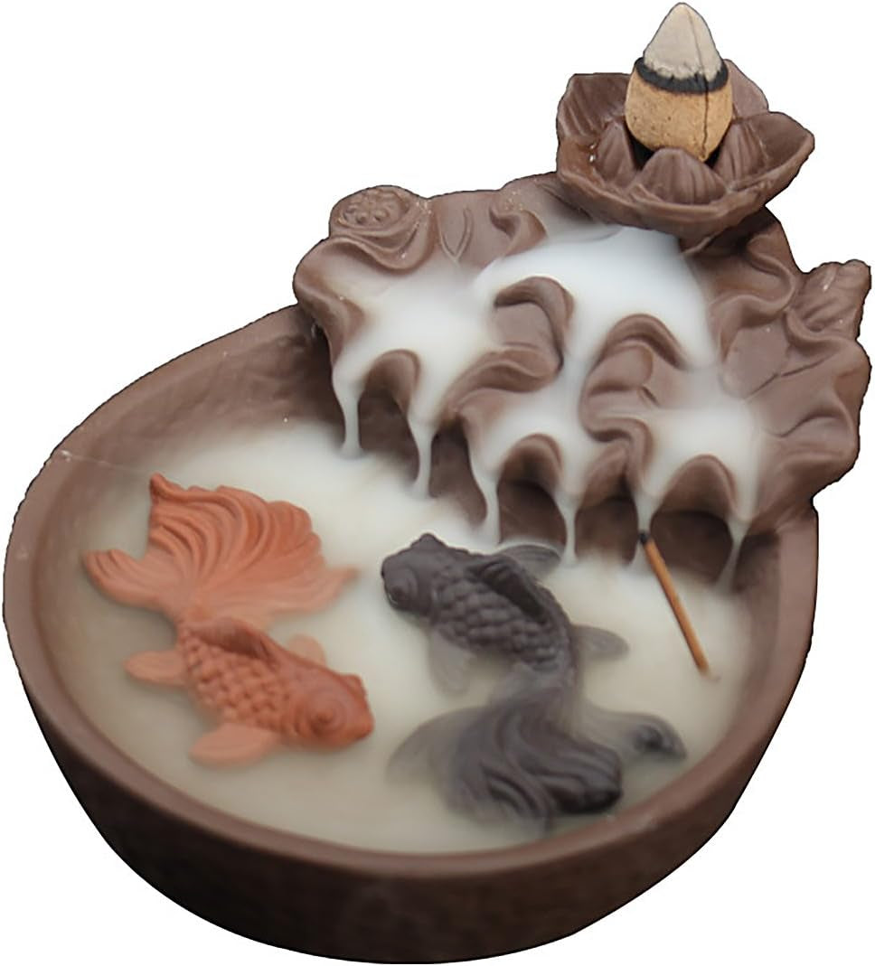 Purple Clay Backflow Incense Burner