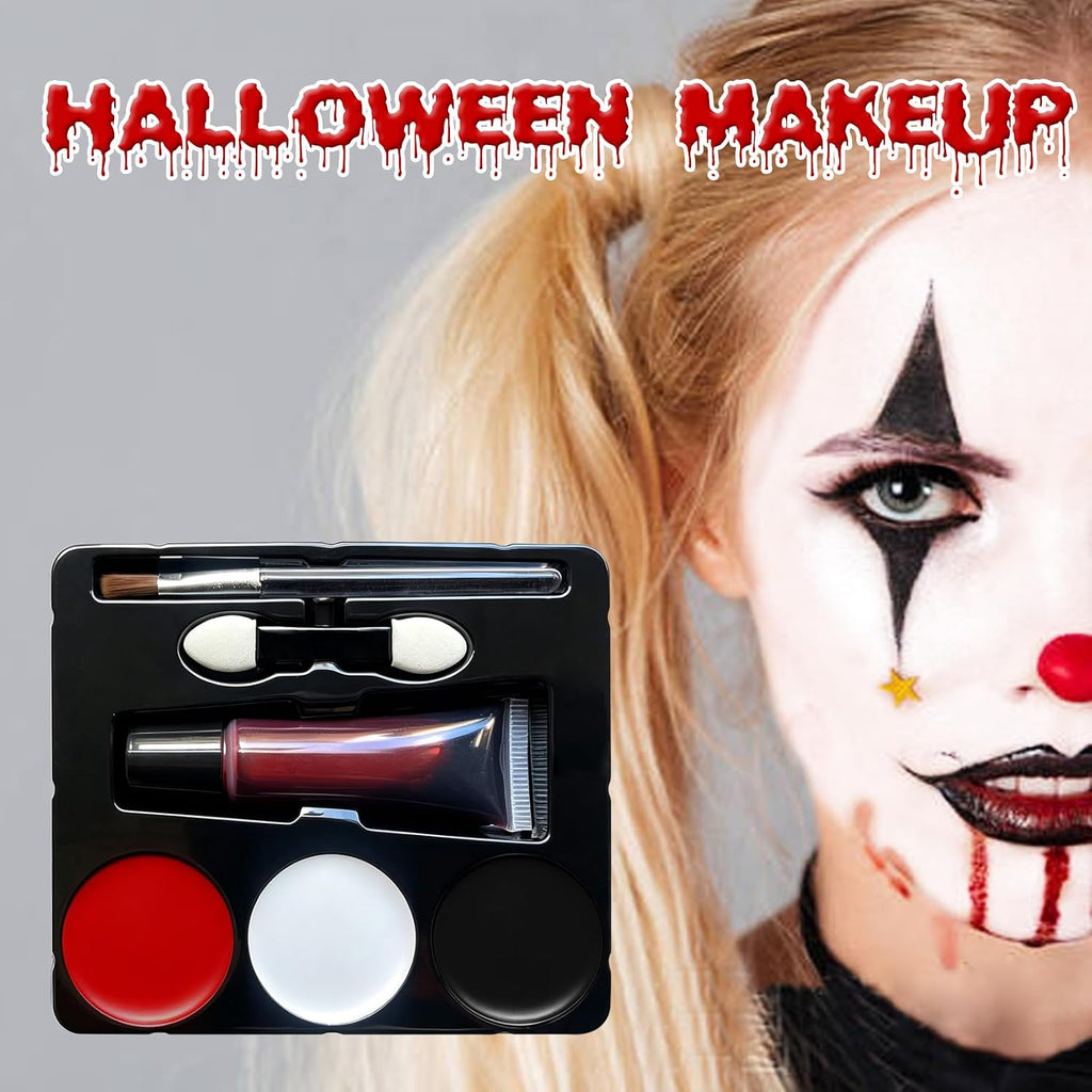 Corpse Bride Black and White Face Paint Kit