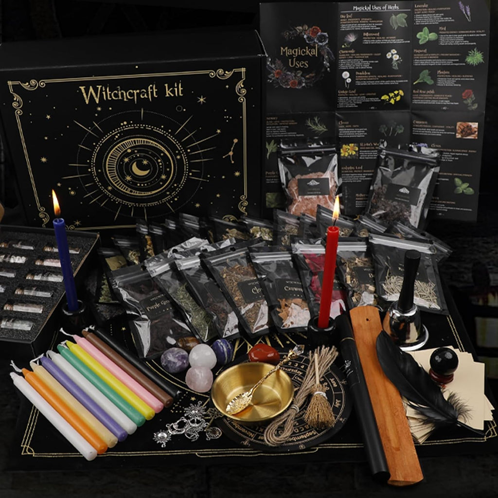 Witchcraft Supplies Kit, 132 Pieces