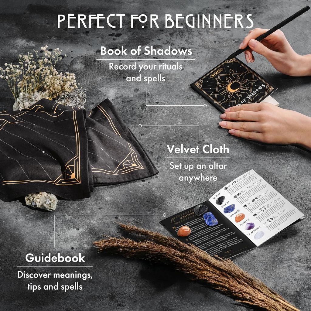 Large Witchcraft Altar Spell Kit, 77 Pieces