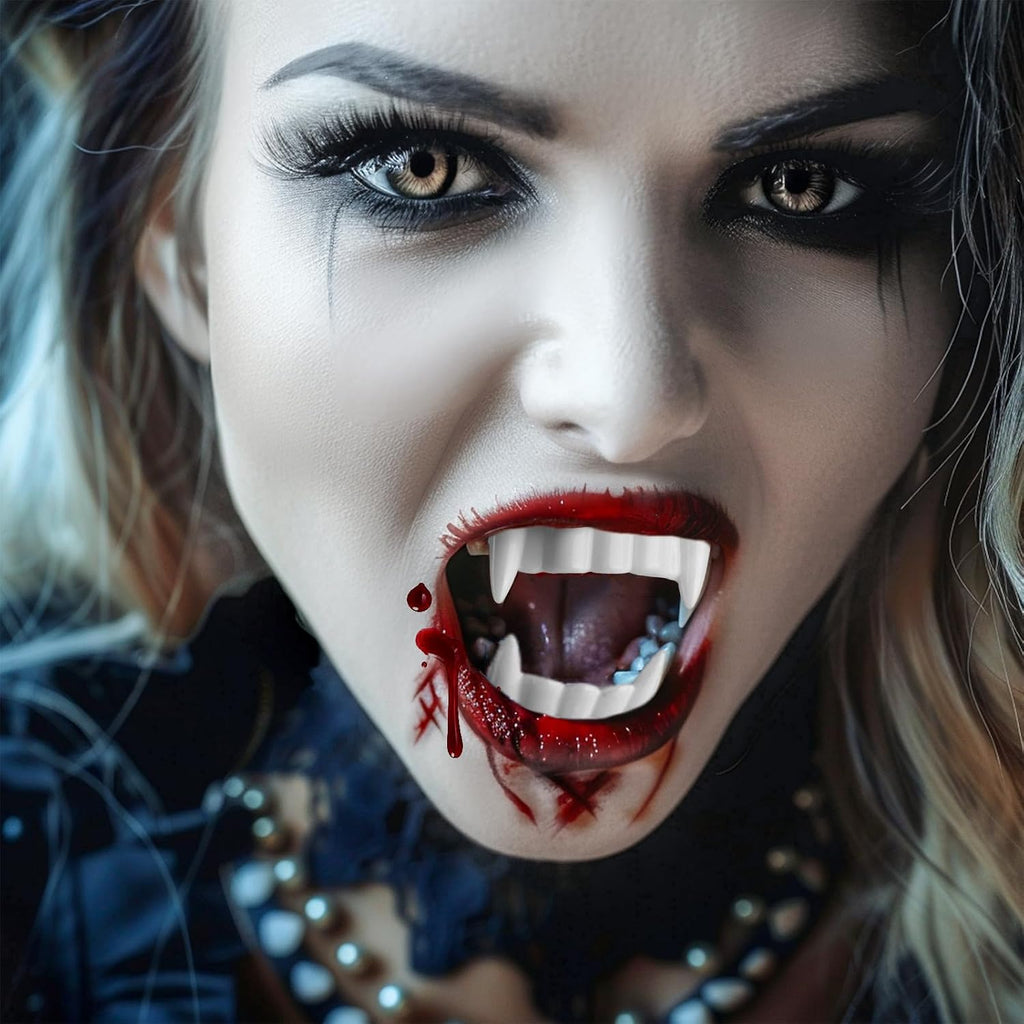 Vampire Makeup Kit with Fake Blood and Teeth