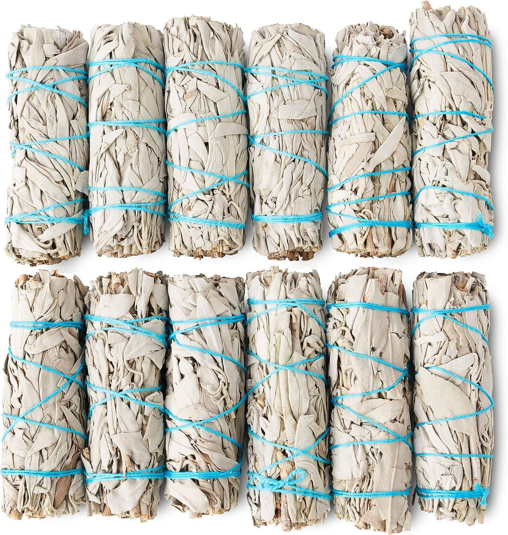 White Sage Smudge Sticks, 12 Pack