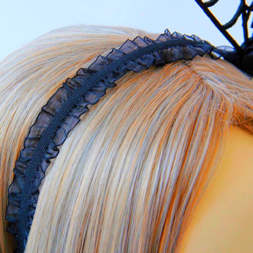 Black Spiderweb Hair Hoop Headband