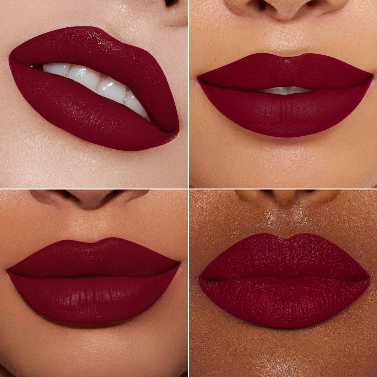 Burgundy Matte Liquid Lipstick - 2 Pack