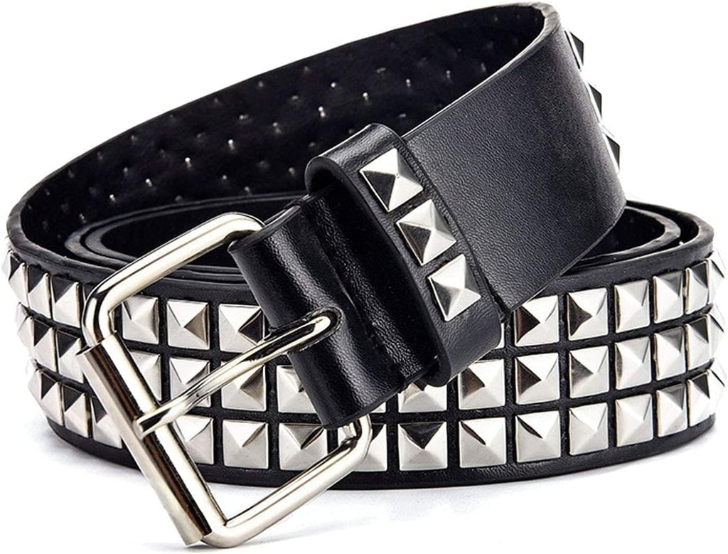 Black Pyramid Studded Punk Belt
