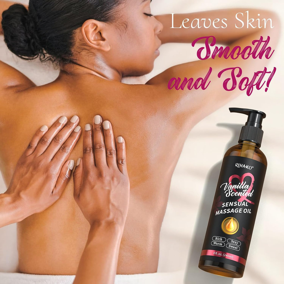 Vanilla Sensual Massage Oil for Couples