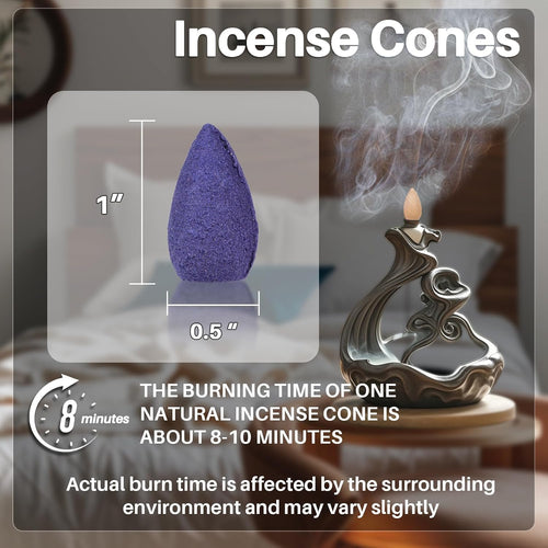 Backflow Incense Cones - 108 Piece Refill Pack