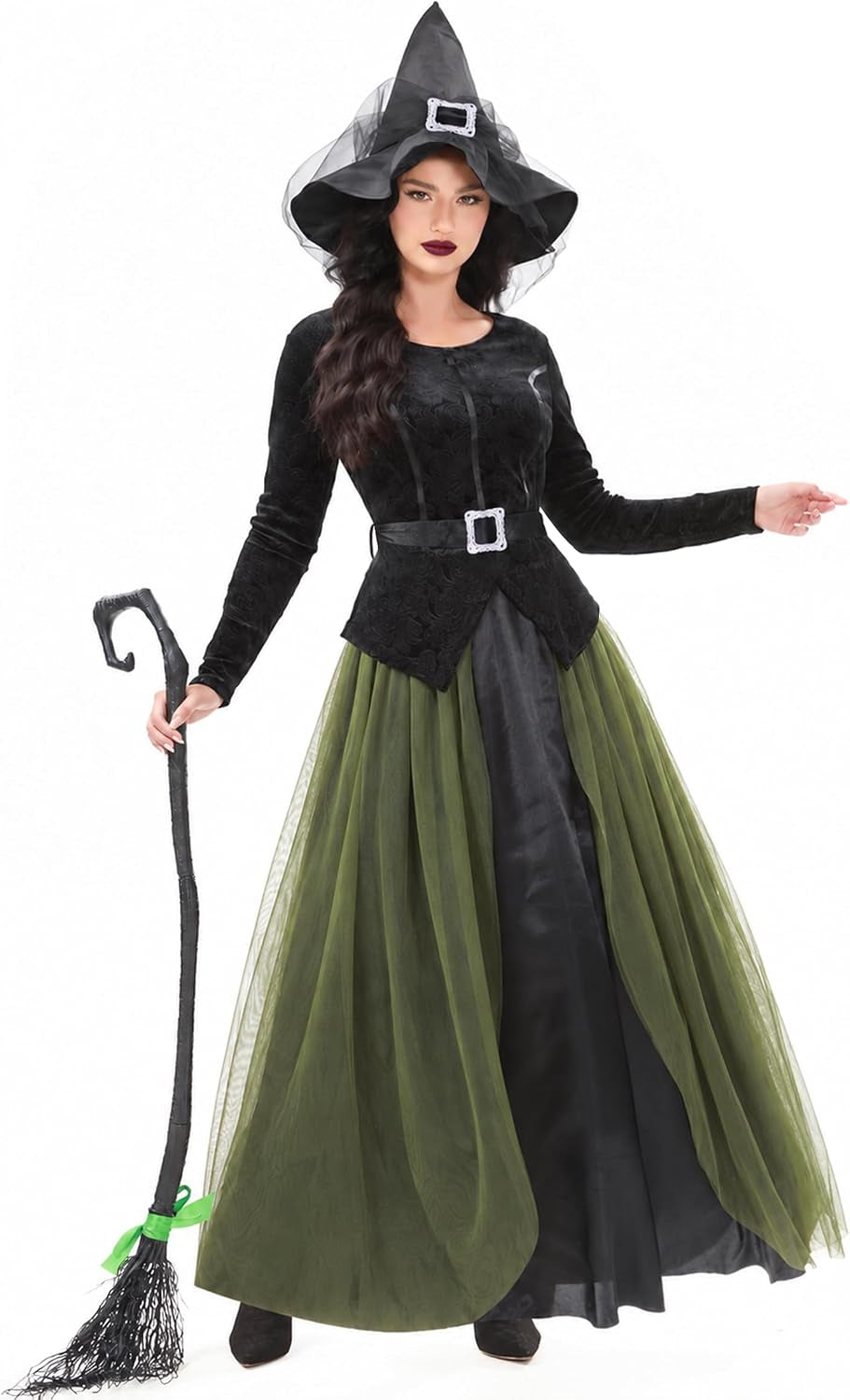 Sexy Witch Halloween Costume with Hat