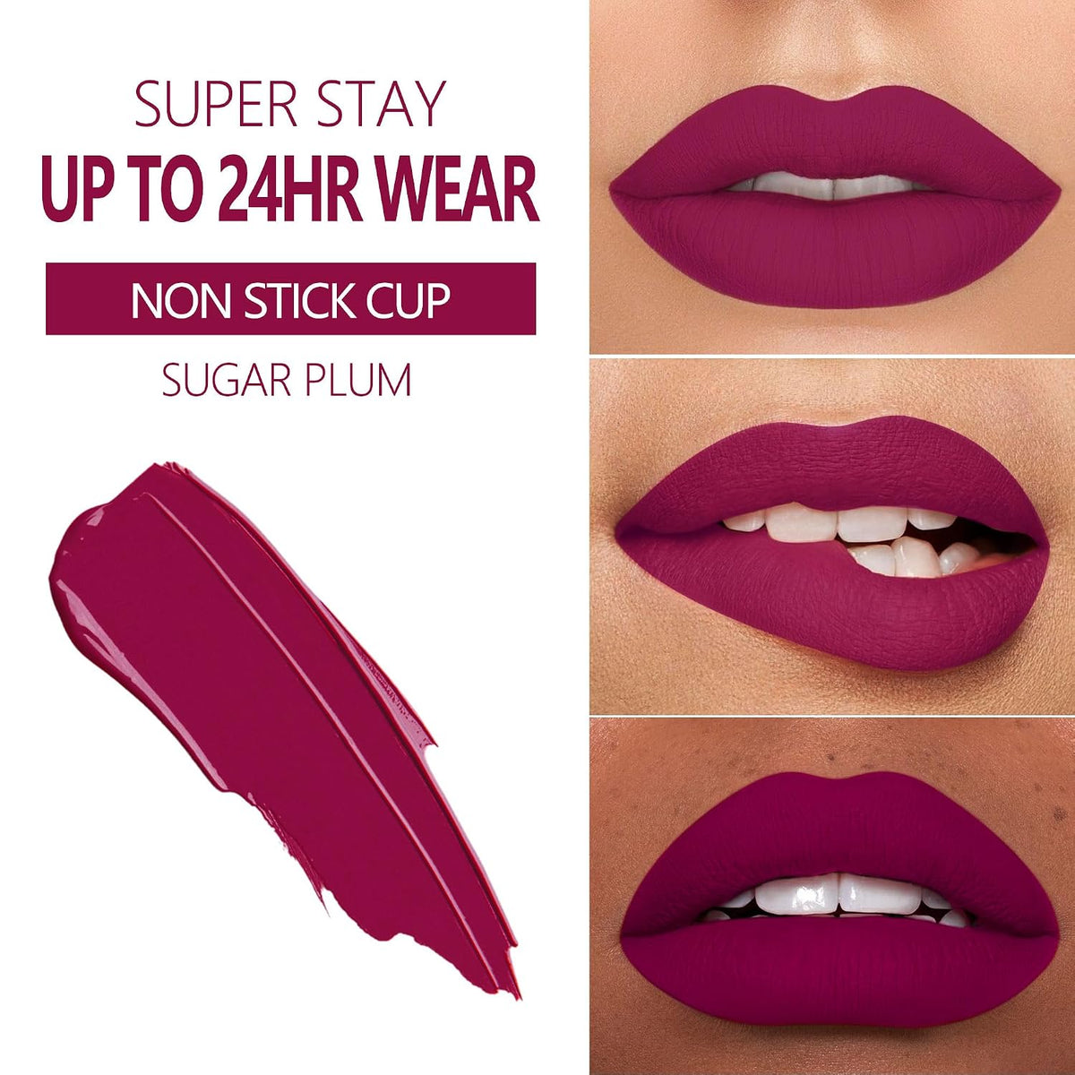 Purple Plum Matte Liquid Lipstick Trio