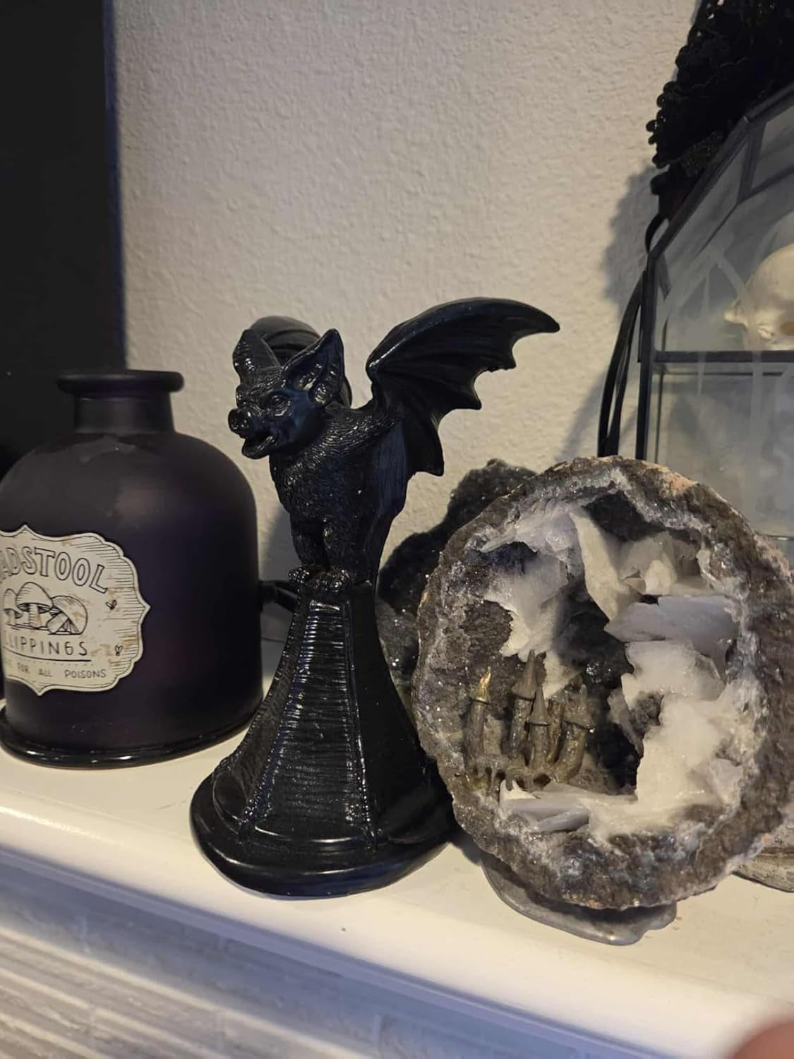 Gothic Bat Candle Holder