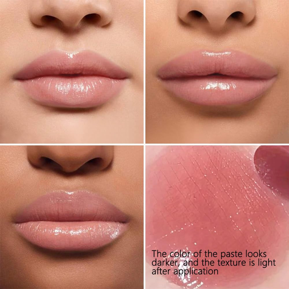 Black Cherry Tinted Lip Balm and Gloss Duo, Black and Pink