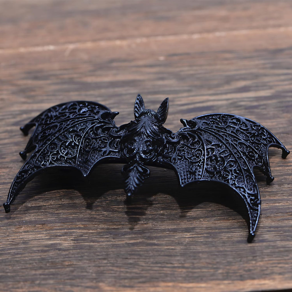 Gothic Bat Hair Clips, 2 Piece