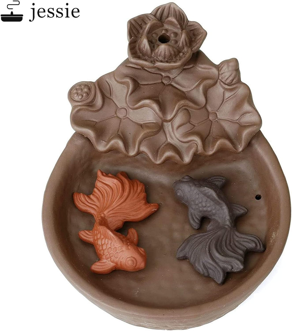 Purple Clay Backflow Incense Burner