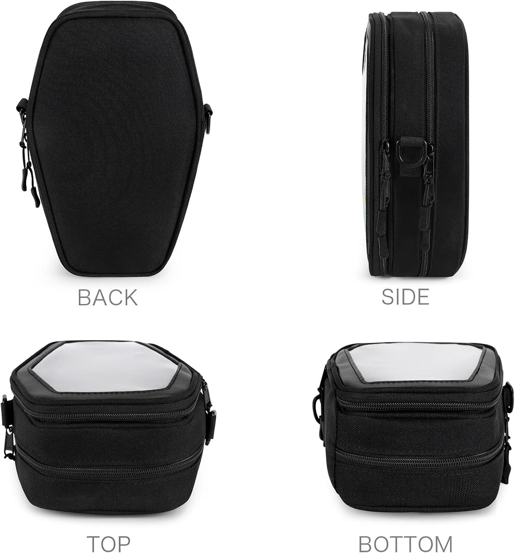 Gothic Coffin Crossbody Purse with Insert