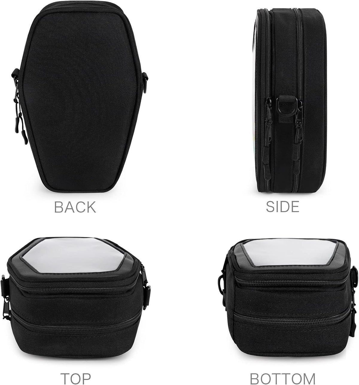 Gothic Coffin Crossbody Purse with Insert