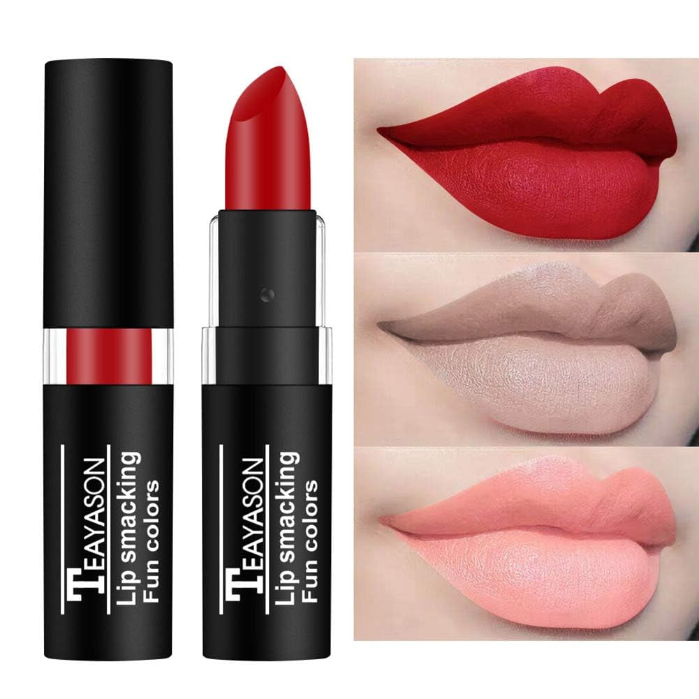 12 Shade Gothic Matte Lipstick Set