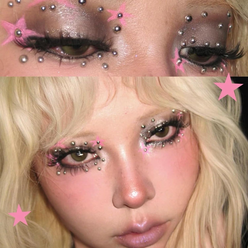 Stick-On Fake Piercing Set - Lip, Nose and Brow