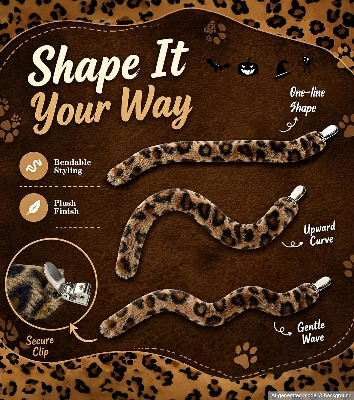 Animal Ears and Tail Costume Set