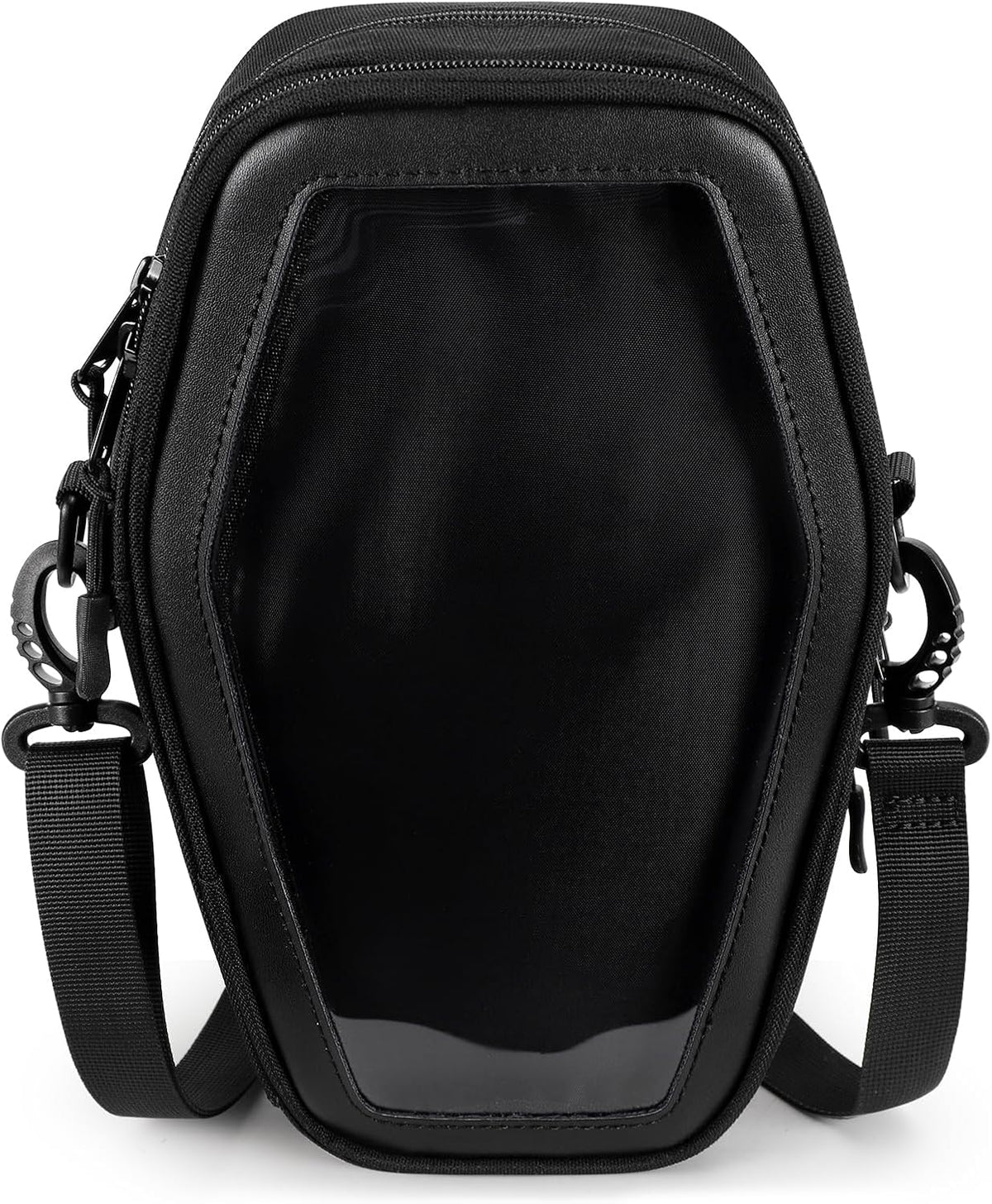 Gothic Coffin Crossbody Purse with Insert