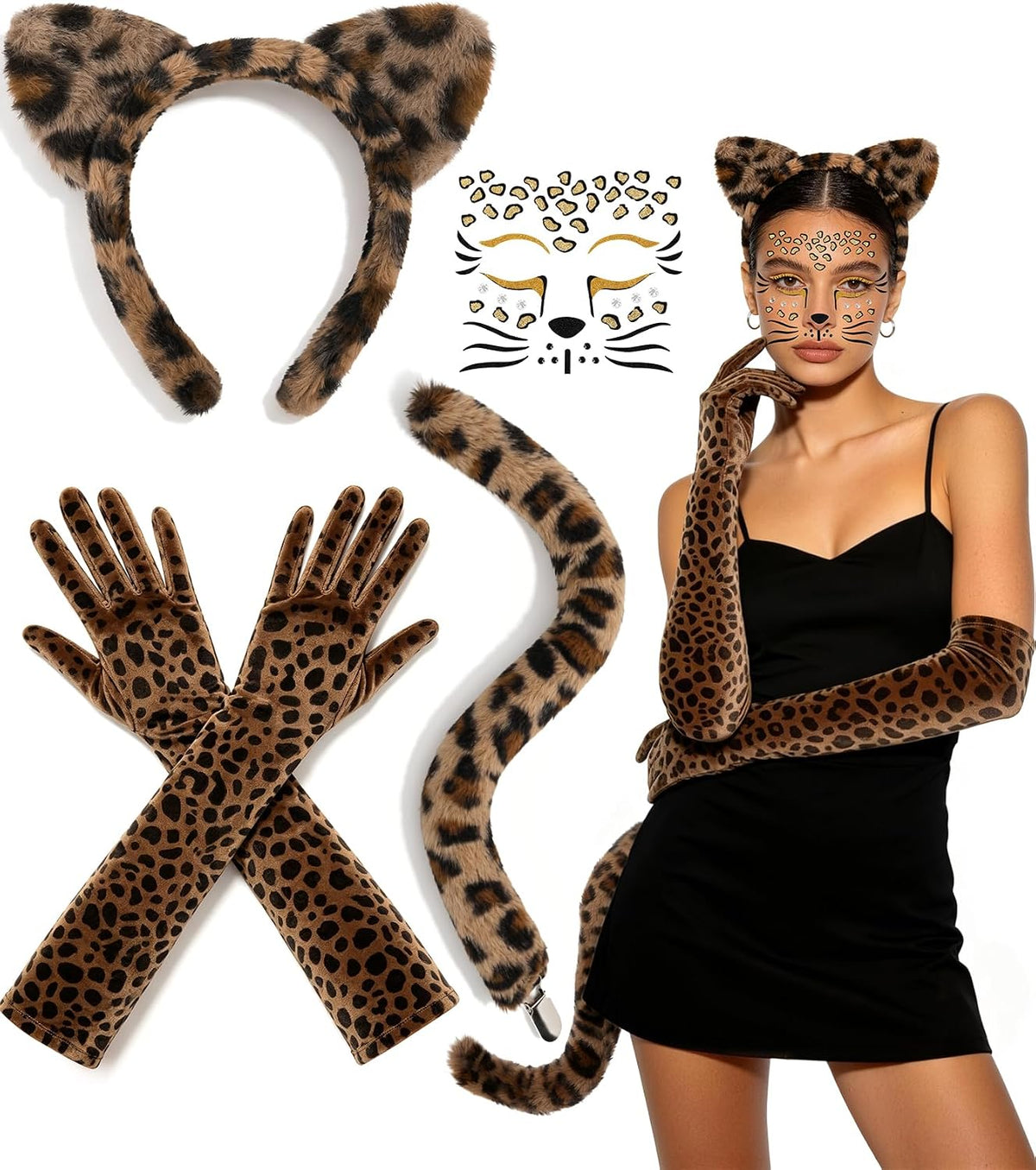 Animal Ears and Tail Costume Set