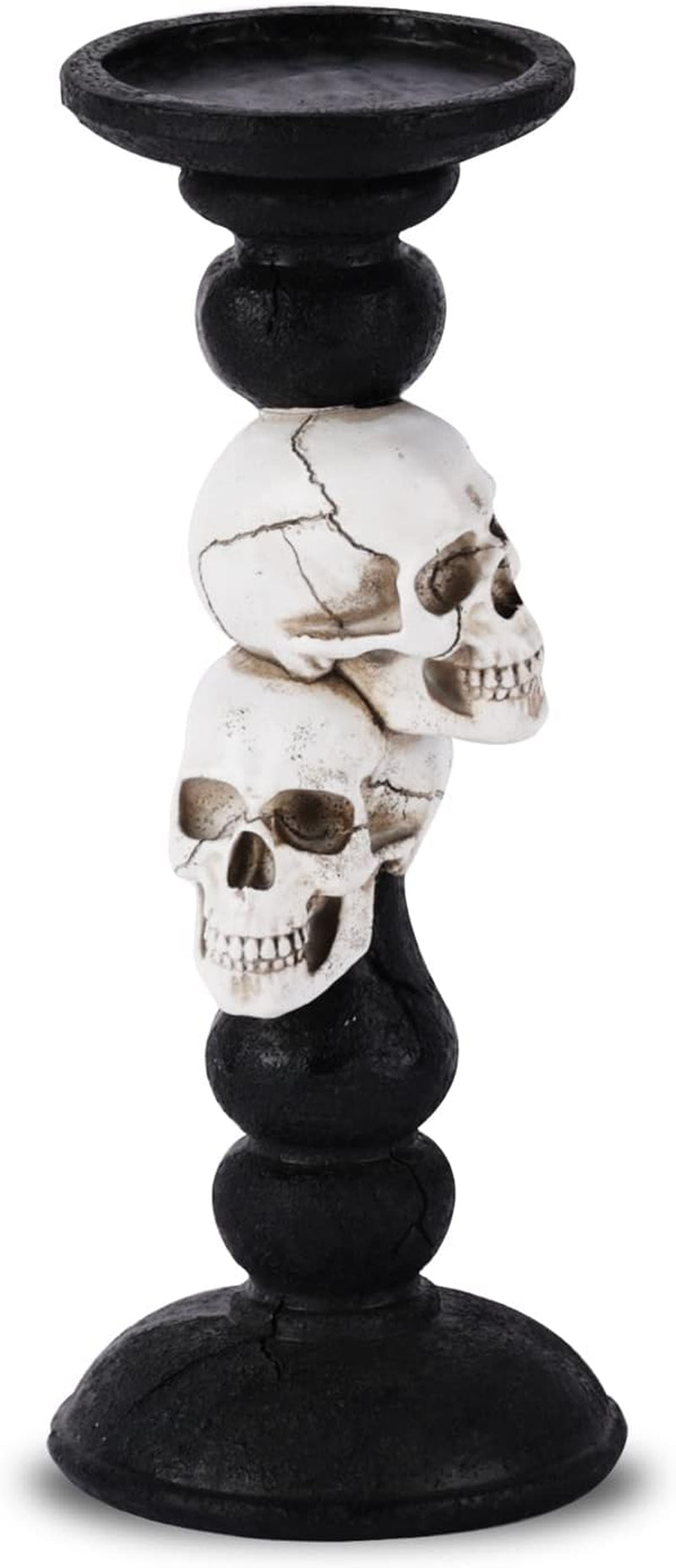 Skull Pillar Candle Holder