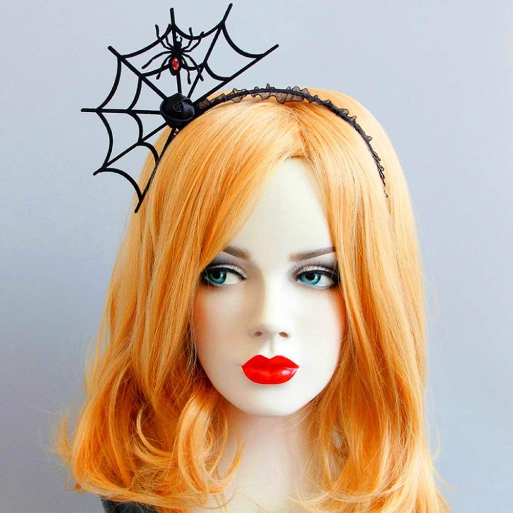 Black Spiderweb Hair Hoop Headband