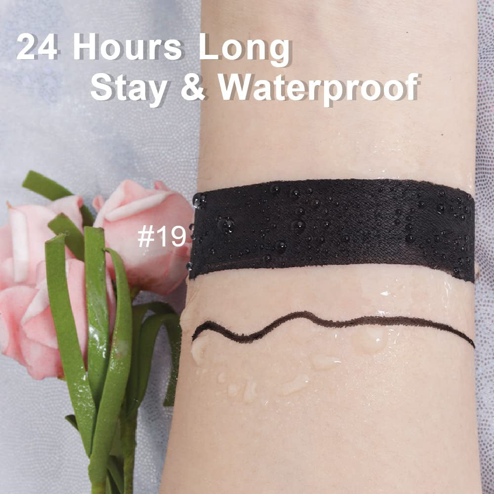 Black Matte Liquid Lipstick and Lip Stain Pencil Set