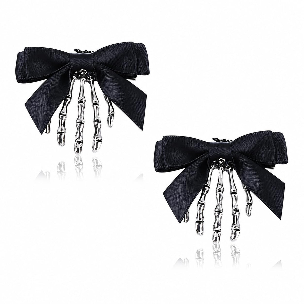Skeleton Hand Hair Claw Clips, 2 Piece