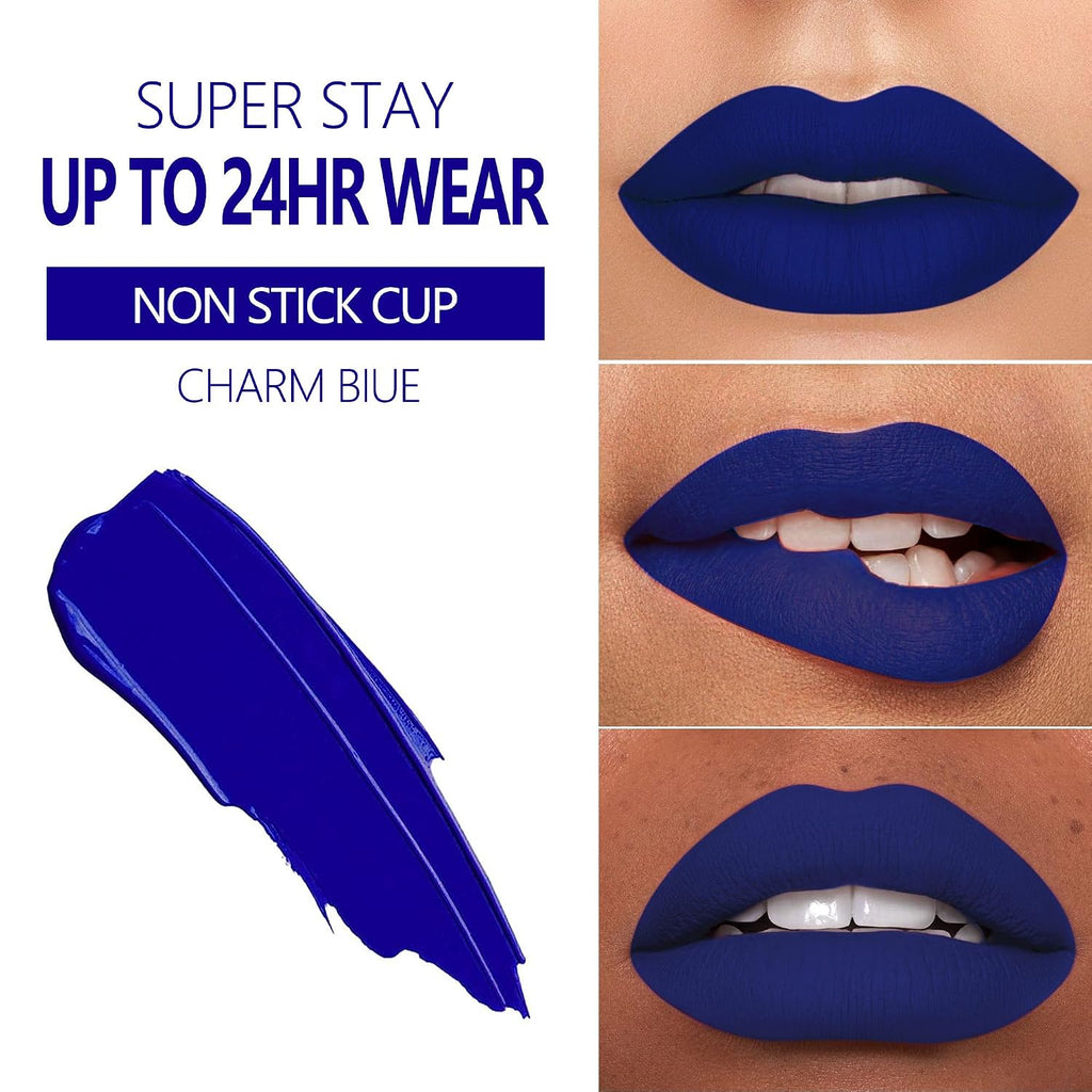 Midnight Blue Matte Liquid Lipstick