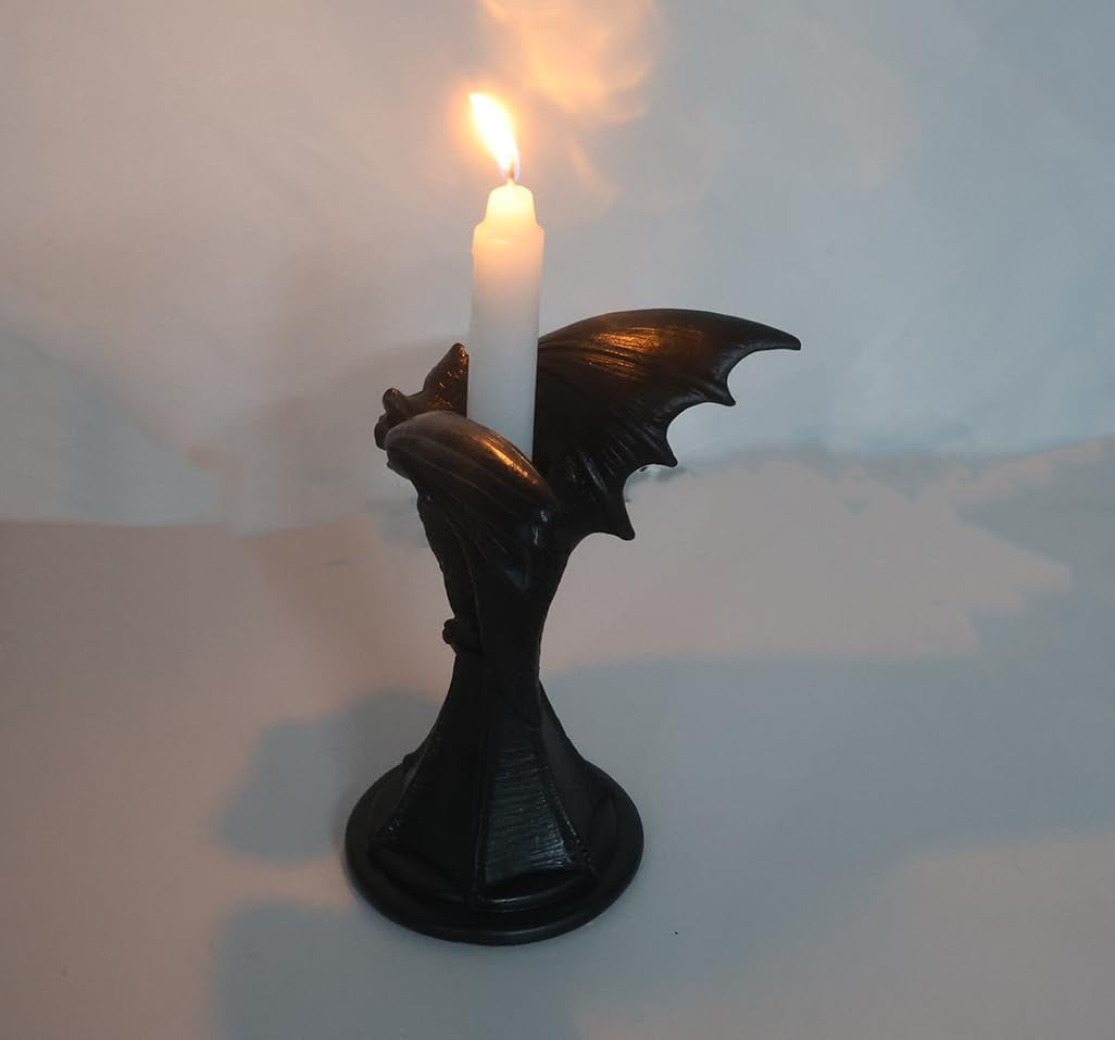Gothic Bat Candle Holder