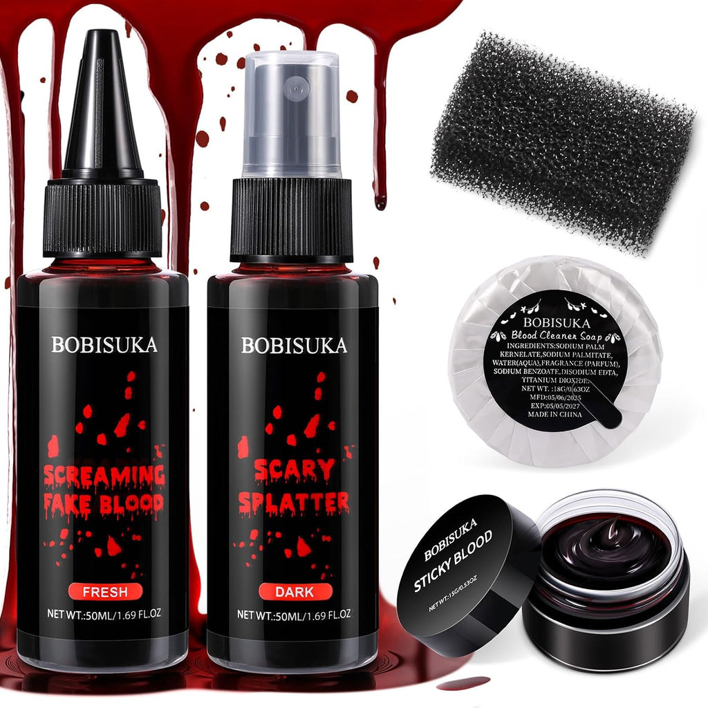 Fake Blood SFX Makeup Kit - 5 Piece