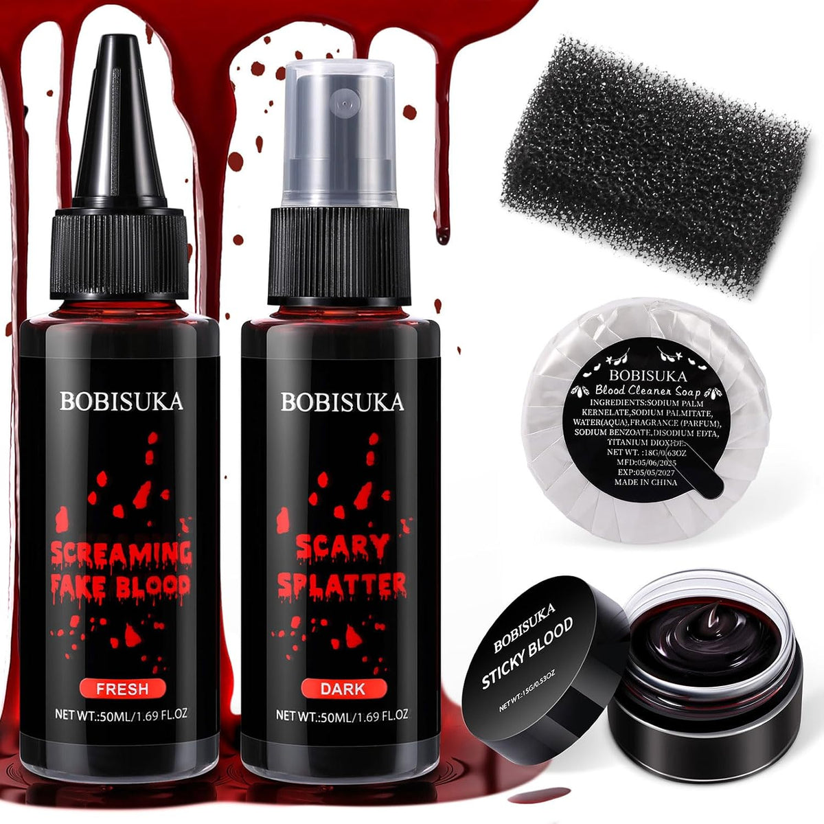 Fake Blood SFX Makeup Kit - 5 Piece