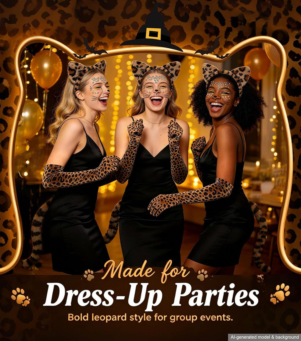 Animal Ears and Tail Costume Set