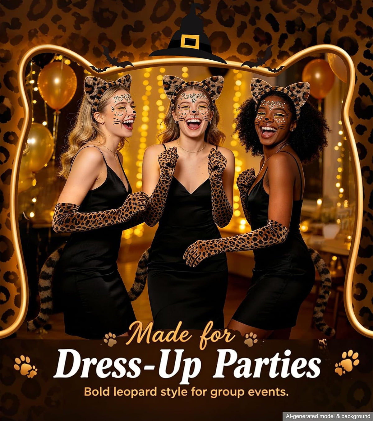 Animal Ears and Tail Costume Set