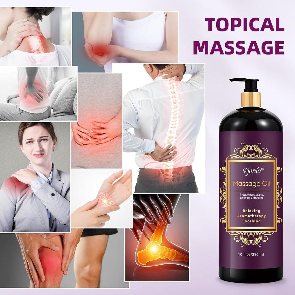 Lavender Massage & Body Oil - 10 Oz