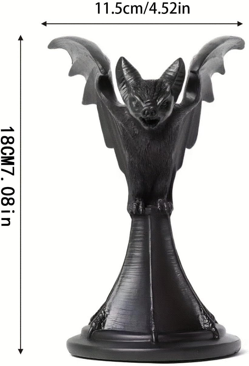 Gothic Bat Candle Holder