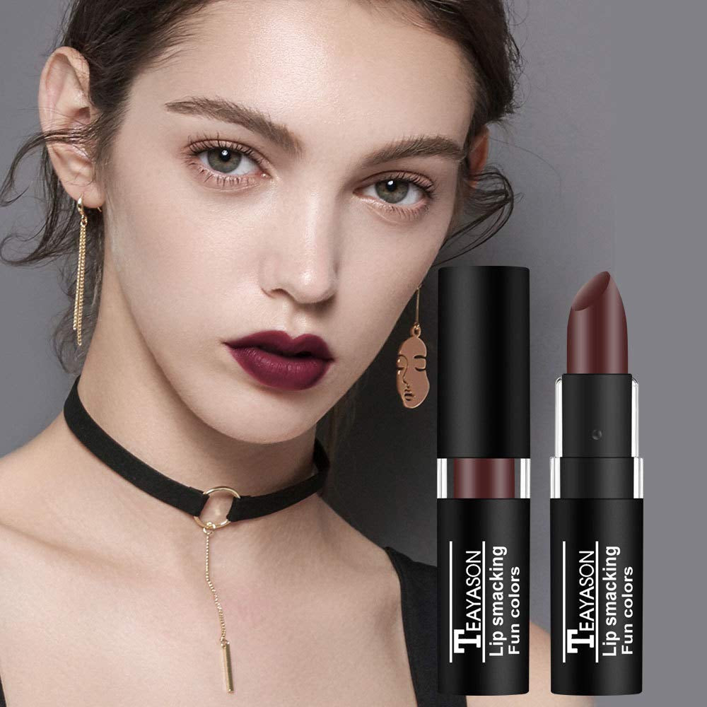 12 Shade Gothic Matte Lipstick Set