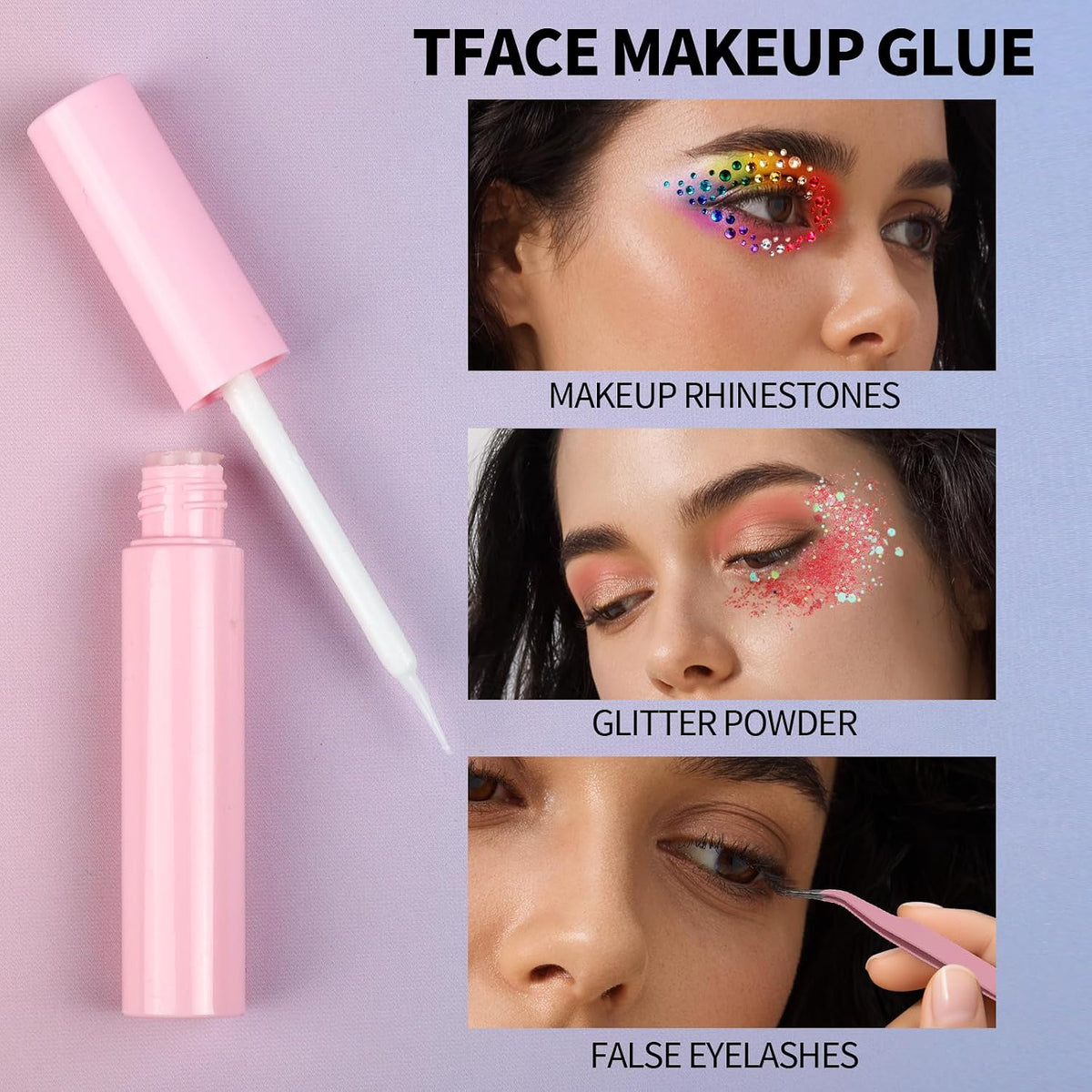 Face Rhinestone Gems Kit with Glue