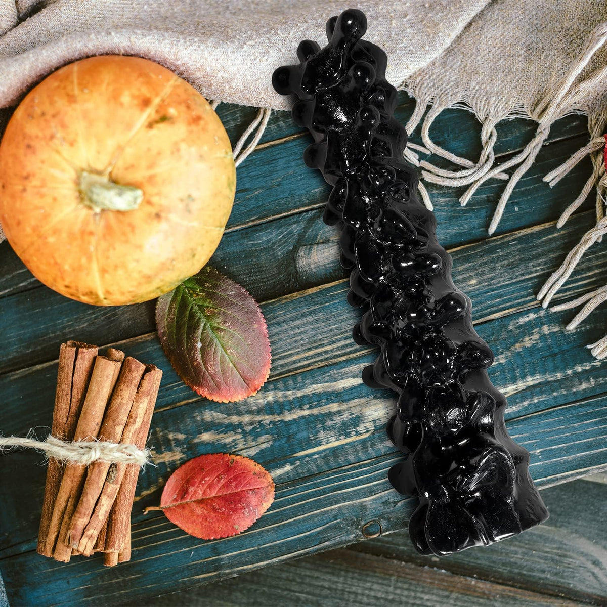 Black Spine Candle - Soy Wax, Cotton Wick