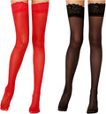 Lace-Top Thigh High Stockings