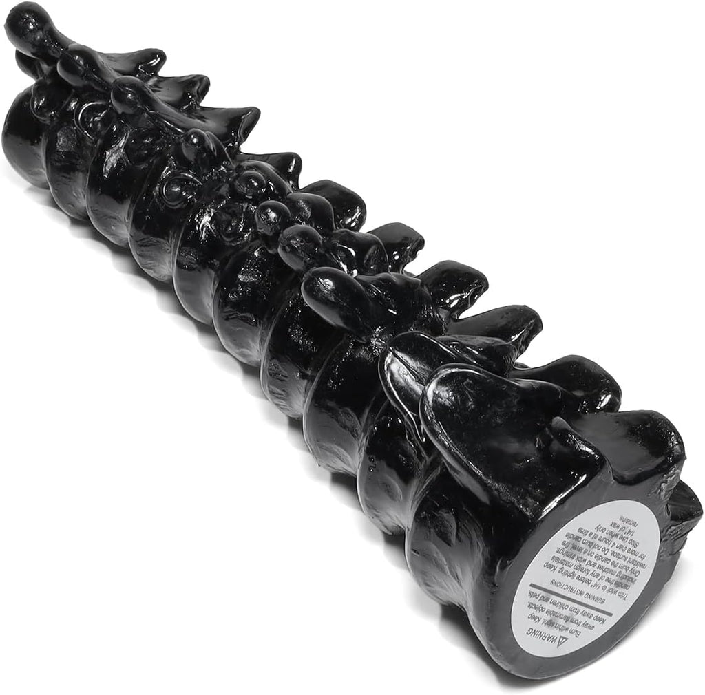 Black Spine Candle - Soy Wax, Cotton Wick