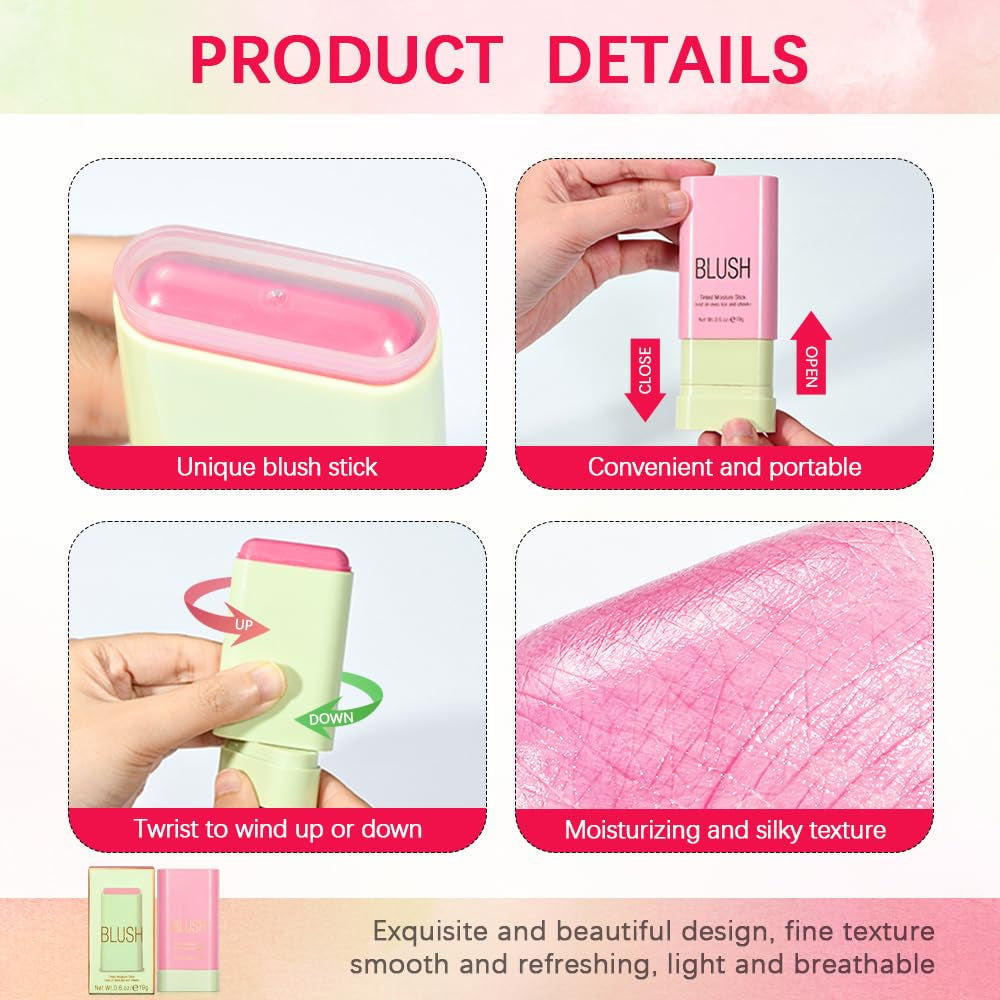 Cheek & Lip Stick - Multi-Use Cream Blush